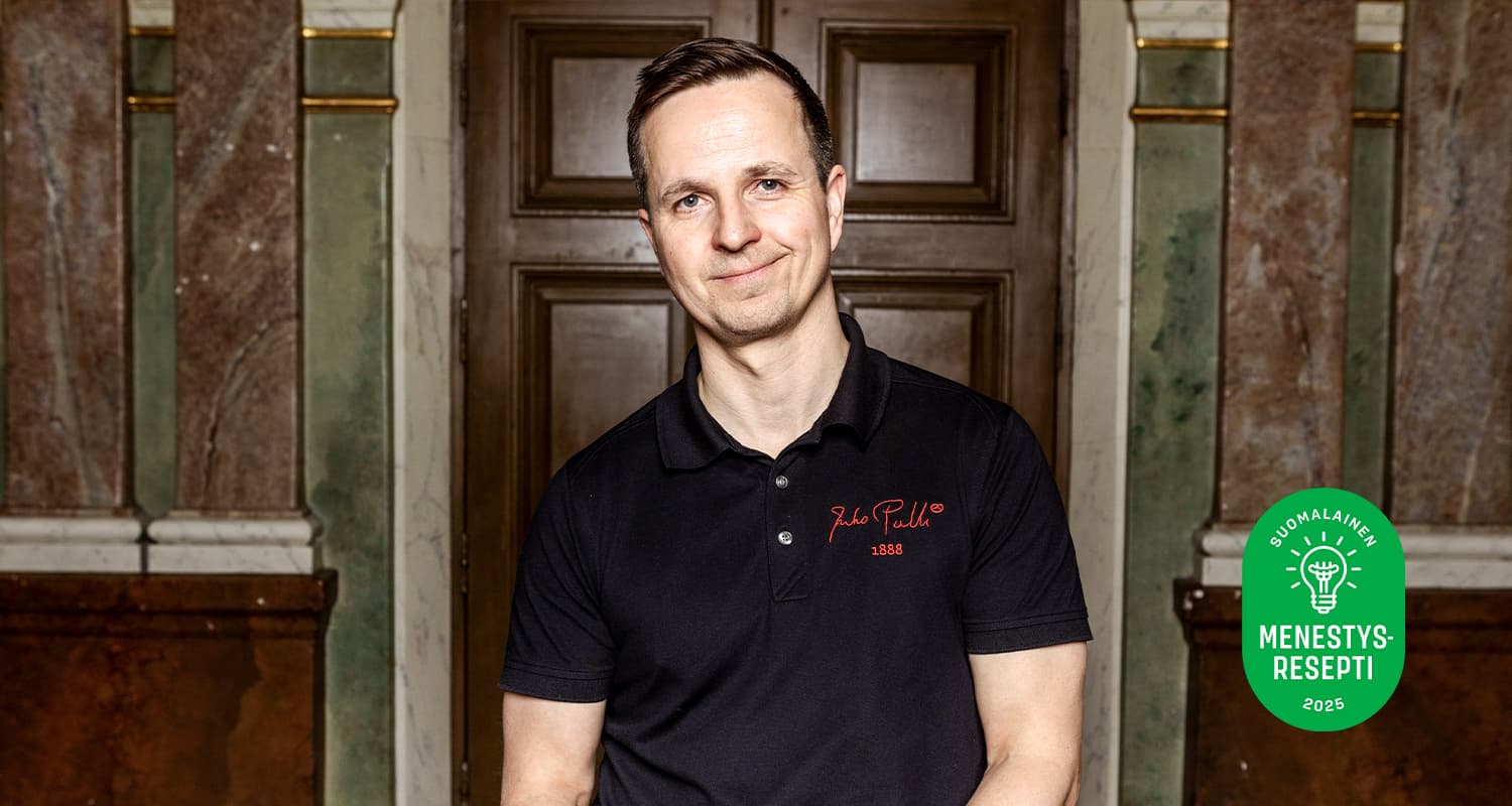 Juho Pullin viipurinrinkelileipomo kilpailee Suomalainen menestysresepti -tv ohjelman uudella tuotantokaudella.