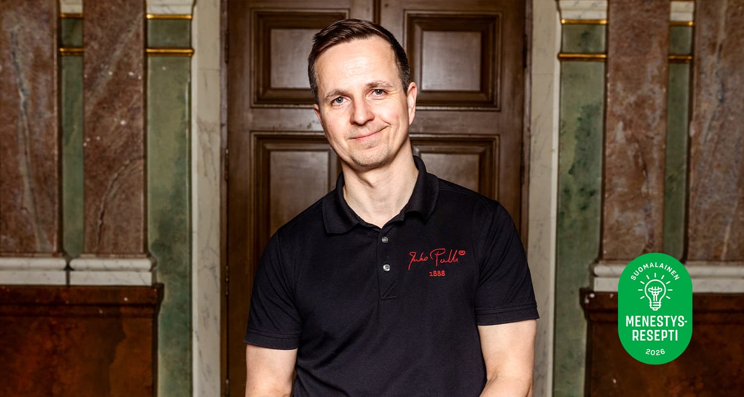 Juho Pullin viipurinrinkelileipomo kilpailee Suomalainen menestysresepti -tv ohjelman uudella tuotantokaudella.